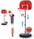 Free Standing Basketball Hoops for Kids Backboard Stand Height Adjustable 170cm