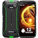 DOOGEE S41 Pro (2023) Rugged Phone, Android 12 Rugged Smartphone, 6300mAh, 7GB + 32GB(1TB Expand), 5.5" HD+ Display, 13MP Camera, 4G Dual SIM IP68 Waterproof Mobile Phones, Face ID, NFC - Green
