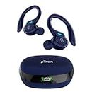 PTron Newly Launched Bassbuds Sports V3 Wireless in-Ear TWS Earbuds with Mic, TruTalk AI-ENC Stereo Calls, Game/Music Modes, 36Hrs Playtime, BT5., Type-C Fast Charging & IPX5 Water Resistant (Blue)