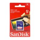 SanDisk 32GB Class 4 SDHC UHS-I Flash Memory SD Card For Cameras