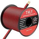 THLY 150FT 16 Gauge Wire 2 Conductor Electrical Wire Big Roll Red and Black 12v Wire Automotive Wire for Led Lamp Speaker Ship Car Solar Battery Marine Wire