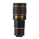 Telephoto Lens,Professional 70° Field Angle 12X Telephoto Lens Telescopic Focusing Multi-layer Coating with Clip Universal for Mobile Phone/Tablet default