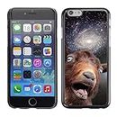 A-type Colorful Printed Hard Protective Back Case Cover Shell Skin for 4.7" iPhone 6 ( Funny Space Goat Meme )