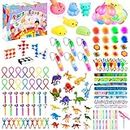 CGBOOM Party Bag Fillers , 125Pcs Fidget Toys Pack, Favours for Children, Pinata Goodie Loot Fillers, Birthday Classroom Rewards Lucky Dip Prizes Giveaways Summer Party, Blue, (PF-23-120125)
