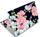 Personalized Laptop Skin Sticker 12.1 13 13.3 14 15 15.4 15.6 Inches Universal Netbook Skin Sticker Reusable Notebook PC Art Protector by AORTDES, Bird & Nice Flower