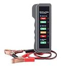 DollaTek 12V Battery Tester Digital Alternator Detector Car Lighter Plug Diagnostic Tool with 6 LED Indicator