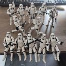 Lot of 12pcs 3.75" Star Wars Stormtroopers OTC Trilogy Action Fiugre + 13 Guns
