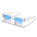 SHEEN KELLY Retro dicke rechteckige klobige Sonnenbrille für Frauen Männer trendy klassisch schmaler quadratischer schwarzer Schildpatt Rahmen Mode -Sonnenbrille