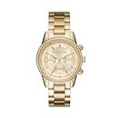 Michael Kors - Reloj para Mujer de Acero Inoxidable Dorado MK6356