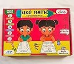 Maths Worksheets for UKG Kids (5 to 7 years) | 160 Worksheets | Free rewarding stickers & pencil set | Covers Numbers, Addition, Subtraction, Fractions, Money etc. | By Learning Dino