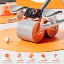Automatic Rebound Abdominal Roller Wheel with Elbow Support Core Strength Train！