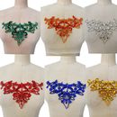 Shiny Applique Crystal Glitter Diamond Sew on Material for Wedding Dress Decor