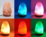 USB Himalayan Salt Lamp, Multi Colors Changing LED Bulb Lamp, Salt Lamp