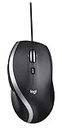 Logitech M500s Advanced Corded Mouse with Advanced Hyper-fast Scrolling & Tilt, Customizable Buttons, High Precision Tracking with DPI Switch, USB plug & play (Renewed)