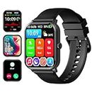 Smart Watch(Answer/Make Call), 1.85" Smartwatch for Men Women IP68 Waterproof, 100+ Sports, Fitness Activity Tracker, Heart Rate, Blood Oxygen, Sleep Monitor, Calculator, Smart Watches for Android iOS