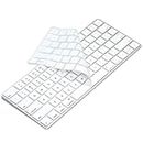 Silicone Keyboard Cover for Apple Magic Keyboard Without Numeric Keypad (MLA22LL/A) Ultra Thin Keyboard Skin (White)