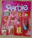 Set scarpe e borse Barbie Mattel Finishing Touchs #2458 NRFB Taiwan ankle strap