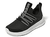 adidas Unisex-Child Lite Racer Adapt 5.0 Running Shoe, Core Black/Ftwr White/Carbon, 2 US