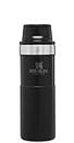 Stanley 10-06439-027 Classic Trigger Action Travel Mug 16 oz –Leak Proof + Packable Hot & Cold Thermos – Double Wall Vacuum Insulated Tumbler for Coffee, Tea & Drinks – BPA Free Stainless-Steel Travel Cup Matte Black