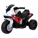 Aosom 6V Kids Motorcycle Licensed BMW, Toddler Motorcycle with Headlight, Music, 3 Wheeled Electric Motorcycle for Kids, Gift for Boys & Girls, Red