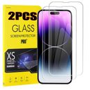 2X Tempered Glass Screen Protector For iPhone 15 14 13 12 11 Pro Max 7 8 Plus XR