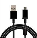 DHERIGTECH USB DATA CABLE AND BATTERY CHARGER LEAD FOR ASUS Google Nexus 7 Tablet -, TAB (Black)