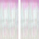 Twinkle Star 2 Pack Foil Curtain Tinsel Backdrop Background Party/Wedding/Gradua