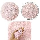 9Dzine Healing Crystal Chips for Vastu Natural Rose Quartz Stone 50 Gm Rose Quartz Crystal Stone Chips Dust Raw Rough Stone for Reiki Healing Meditation