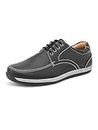 FENTACIA Men's Black Synthetic Leather Formal Office Shoes - 9 UK
