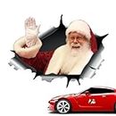 Christmas Refrigerator Sticker - Magnetic Sticker Car Stickers Refrigerator Magnets - Funny Bumper Magnets, 3D Crack Car Decal Waterproof Stickers, Refrigerator Decal, Fridge Car Decor Puchen