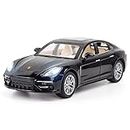 LAEMENOZ Car 4 Wheel Drive Metal Car Pull Back with Open Doors, Engine Cover, Tail with Front and Rear Light & Music Great Gift for Boys and Girls Above (Porsche Cayenne)