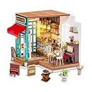 Rolife Casa de muñecas en miniatura DIY Kit Coffe Shop Rollplay Toy Casa de muñecas Modelo de habitación Adolescentes Adultos - Simmon's Coffee House