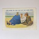 I’m Living On The Fat Of The Land Here! Postcard Humor Posted 1912 GB Lady