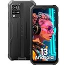 Blackview BV4800 Téléphone Portable Incassable,4Go+32Go-1To Extensible,Android 13,Écran 6.56''HD+,5180mAh,13MP+5MP, Dual SIM 4G Smartphone Incassable, Smartphone Pas Cher Face ID/GPS/2Ans Garantie