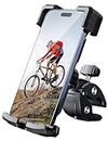 Giftorld Soporte para teléfono de bicicleta, soporte para teléfono de motocicleta, reduce la vibración, compatible con todas las series de iPhone y otros teléfonos celulares de 4.7 a 6.8 pulgadas