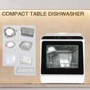 Table Top Dishwasher Countertop Mini Freestanding Dish Cleaner with 6-Program
