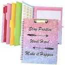 Cute Clipboard Folio with Notepad and Pocket,  Clipfolio with Elastic positive