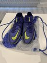 Stivali calzini da calcio Nike Phantom GT2 Elite FG Dynamic Fit viola grigio UK11