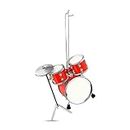 Musical Instrument Christmas Ornament (3" Red Drum Set)