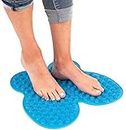 Prachit Fingerboard Pressing Mat Butterfly Shape Promote Blood Circulation Foot Massage Acupressure Mat Multi Colors Relax Your Feet And Stay Healthy Suitable For Home Use