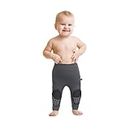 Premium Baby First Step Pants - Knee and Back Protection, Comfortable Fit - Durable Baby Accessories, Grey, 6-1T