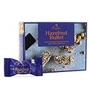 Loyka Hazelnut Bullets - 8 pcs | Premium Chocolate Gift Hamper | Choco & Nut Dryfruit Delicacy | Roasted Hazelnuts (45%), Dark Choco & Salted Caramel | Any-time snack
