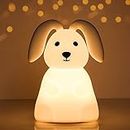LOVERUIS Cute Bunny Night Light - Niedliches Licht für Kinder Tier Nachtlampe Nachtlicht für Kinder mit 7 atmenden Farben ändern für Schlafzimmer Kleinkind Teenager Geburtstag Geschenk (Bunny)