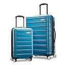 Samsonite Omni 2 Hardside Expandable Luggage with Spinner Wheels, Caribbean Blue, 2-Piece Set (20/24), Omni 2 Hardside Expandable Luggage with Spinners