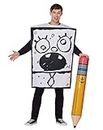 Spirit Halloween Adult SpongeBob SquarePants DoodleBob Costume | Officially Licened | TV and Movie Costumes, Multicolored, ONE SIZE FITS MOST
