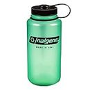 Nalgene BPA Free Tritan Wide Mouth Water Bottle, 1-Quart, Glows Green