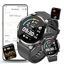 Fohatu W11 𝐁𝐥𝐮𝐭𝐳𝐮𝐜𝐤𝐞𝐫𝐆𝐥𝐮𝐜𝐨𝐬𝐞 Smartwatch 𝐄𝐂𝐆 Fitness-Tracker,Fitnessuhr Mit Pulsschlag/Temperatur Schlafmonitor, 𝐃𝐢𝐚𝐛𝐞𝐭𝐞𝐬 Smartwatch B𝐥𝐨𝐨𝐝 G𝐥𝐮𝐜𝐨𝐬𝐞,B