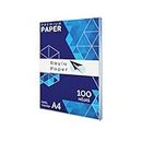 RAYLU PAPER - Papier multiusage premium 100 feuilles A4 80g pour imprimantes laser, jet d'encre et photocopieurs, pour bureau et maison