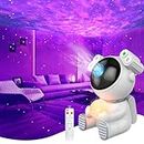 Astronaut Star Projector 2.0, Galaxy Projector for Bedroom, JKUSS Astronaut Light Projector with Moon Lamp, LED Starry Night Light Projector for Kids, Room Decor, Party, Gift