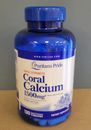 Puritan's Pride:  1500mg Coral Calcium, 120 Capsules, Exp 12/25